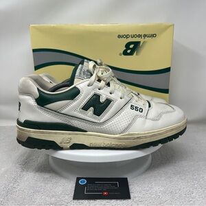 New Balance Aime León Dore ALD 550 Mens 11.5 White Green Sneakers BB550ALD w/BOX